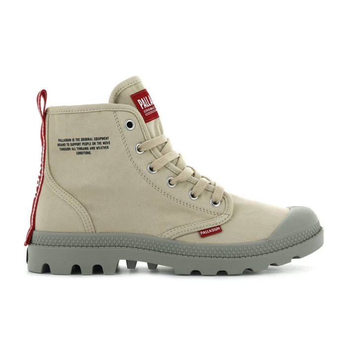 Bottes Palladium Pampa Hi Dare Femme Kaki | FR XYD721U